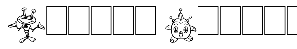 Bots'n Droids font preview